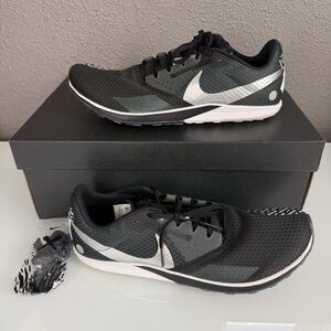 Nike Rival XC 6 Cross Country Spikes Shoes Black White DX7999-001 Men’s 9